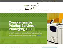 Tablet Screenshot of print-integrity.com